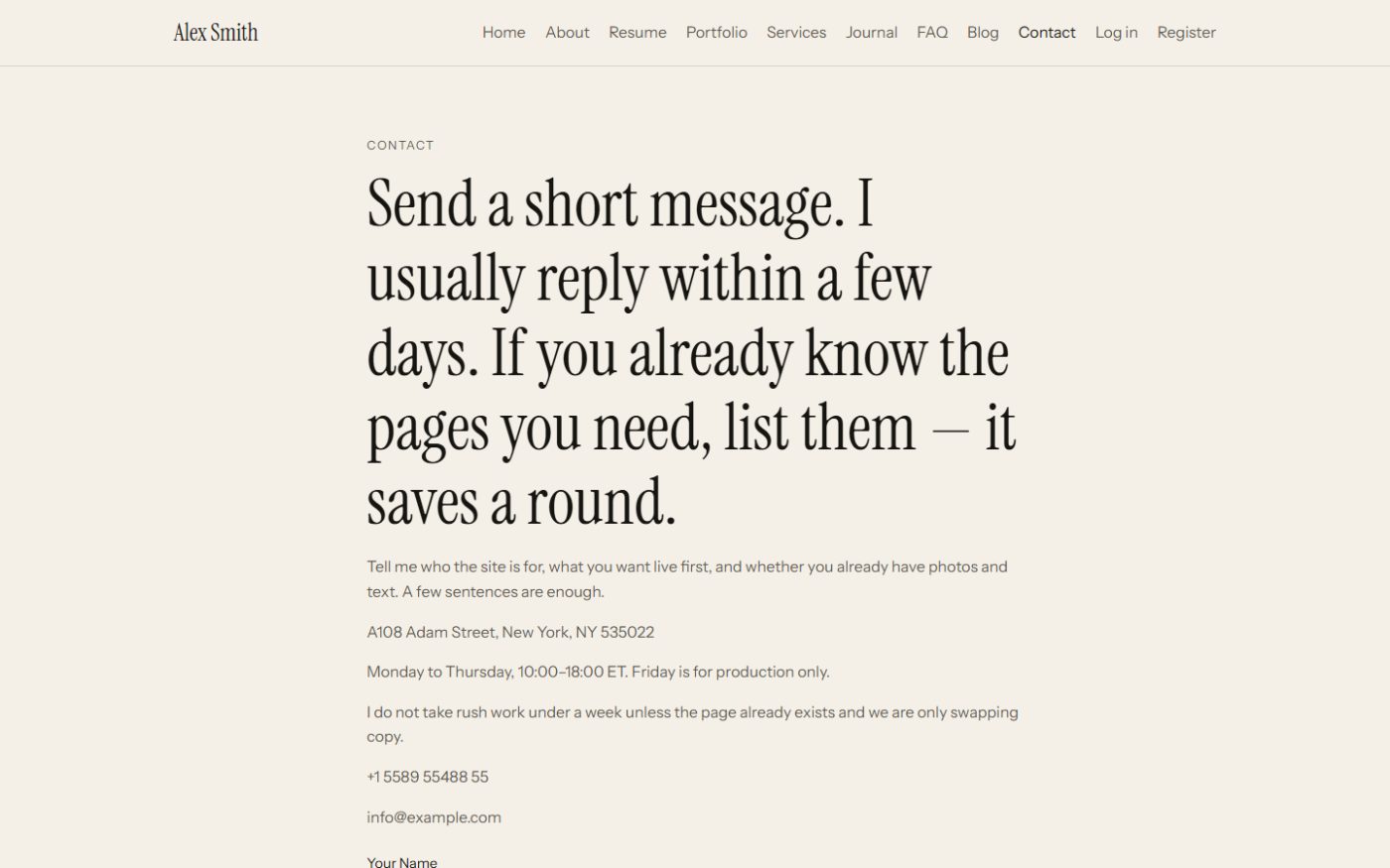 Contact